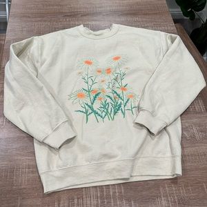 Floral sweatshirt
